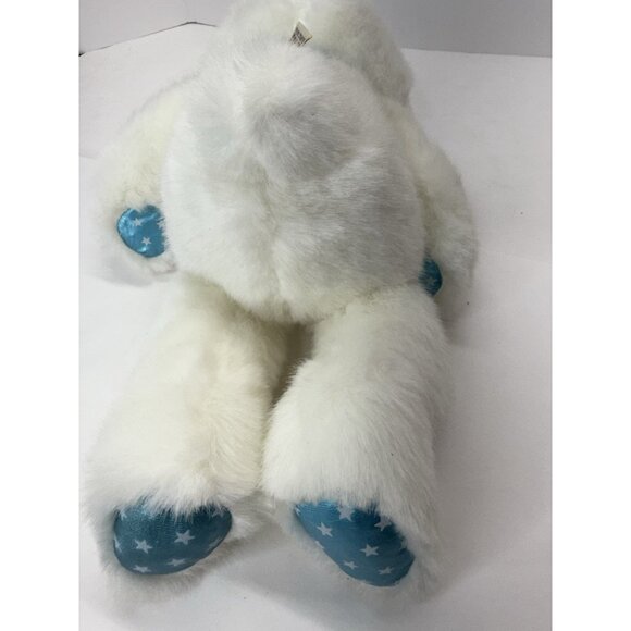 Vintage Applause Magic Glow Friends 1992 Teddy Bear White Blue Great Condition! - Picture 7 of 11
